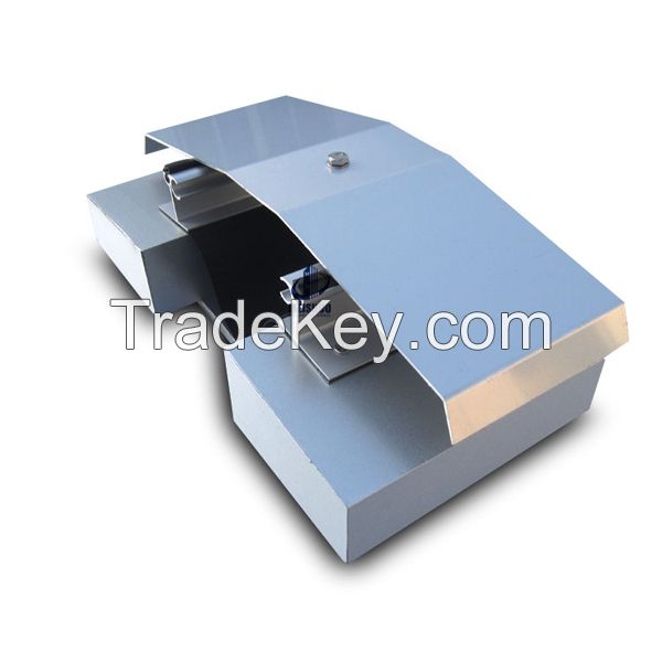 Anodized aluminum roof expansion control systems