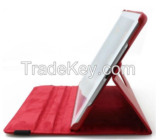 Rotation Pu leather cases for iPad Air