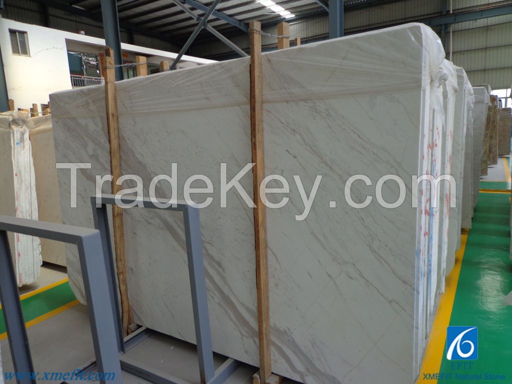 Volakas White Marble 2cm Polished Slabs,Greece White Marble