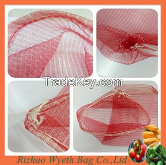 HDPE pumping needle net mesh vegetable packing bags 