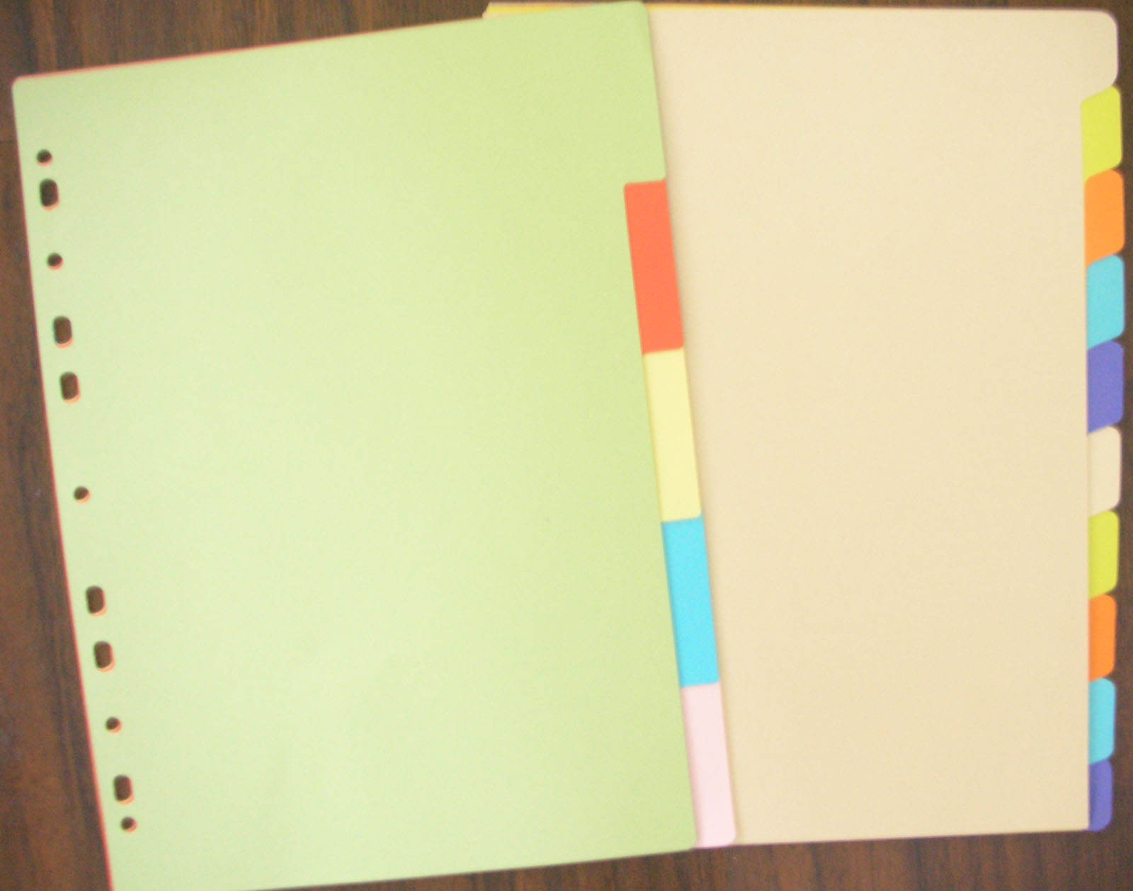 paper file folder(index divider)