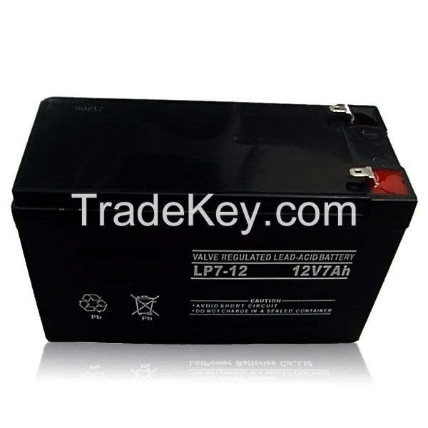 VRLA/AGM Battery 12V 7Ah Rechargeable deep cycle Sealed battery