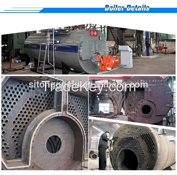 Gas, Oil fired Steam Boiler, WNS Series Steam boiler