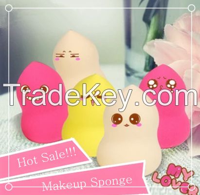 Colorful Non Latex Cosmetic Makeup Powder Puff /Makeup Sponge