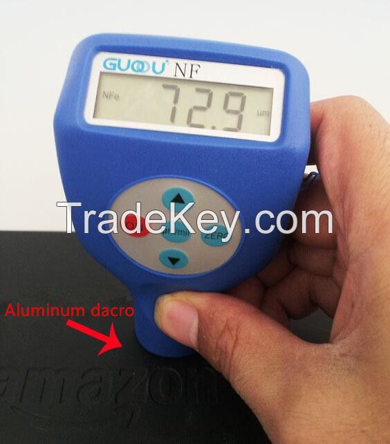 Plastic film coating thickness gauge