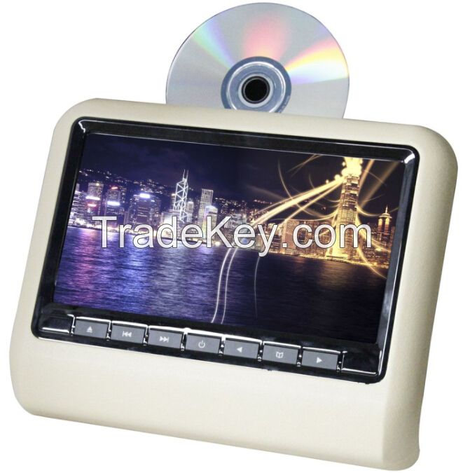 9&amp;quot;CAR TFT LCD HEADREST PILLOW MONITOR With DVD