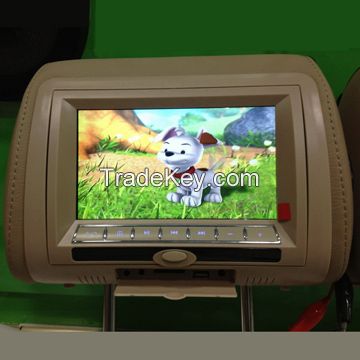 7&quot;CAR TFT LCD HEADREST PILLOW MONITOR With DVD