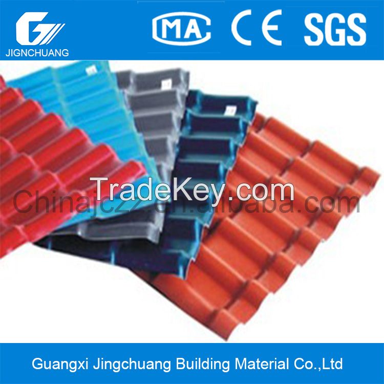 bamboo roof tiles/plastic roofing panel/synthetic resin roof tiles