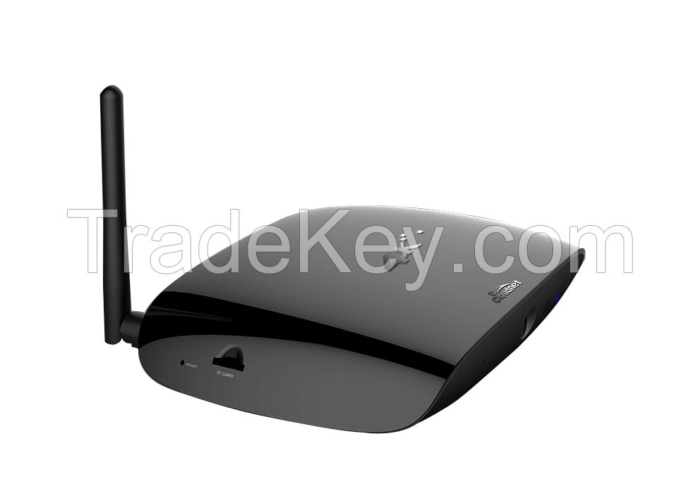 2015 Best seller Cloudnetgo rk3188 quad Core CR13 Android 4.4 TV Box 4k UHD Support Skype MSN Webcam Miracast smart tv box 