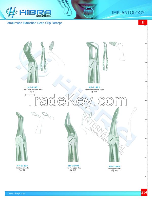 Extracting Forceps, Tooth Elevators, Scalars, Pliers etc