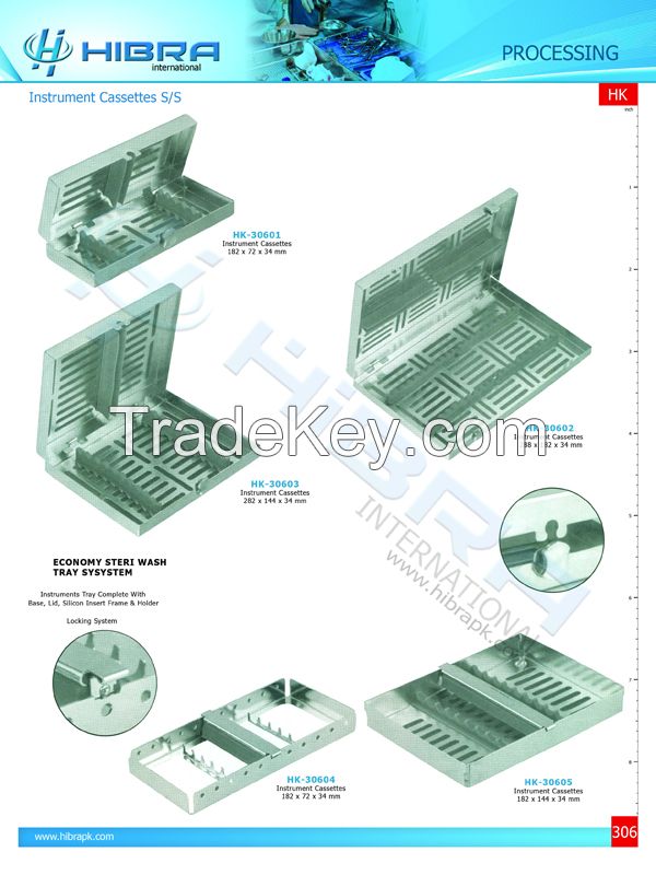 Instrument Cassettes And Mesh Trays