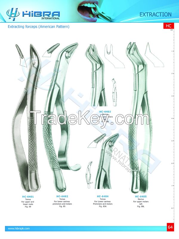 Extracting Forceps American Pattern