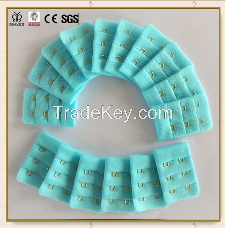 Low MOQ for nylon bra hook and eye with customized color and size