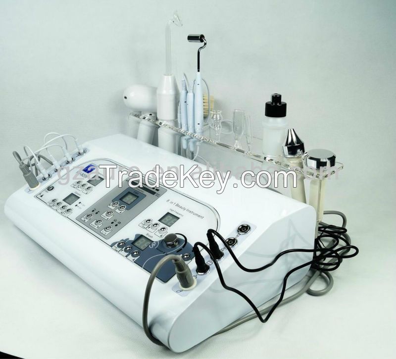 Au-8208 Guangzhou manufacturer Multifunctional 7 in 1 Beauty Salon Machine