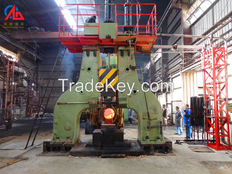 Hot forging C66 series hydraulic open die forging hammer for open die forging industry