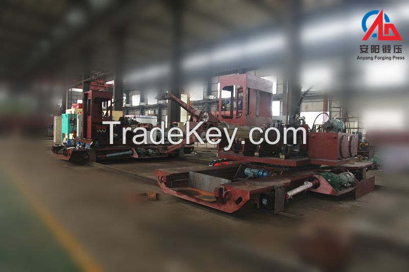 Hydraulic forging manipulator for open die forging