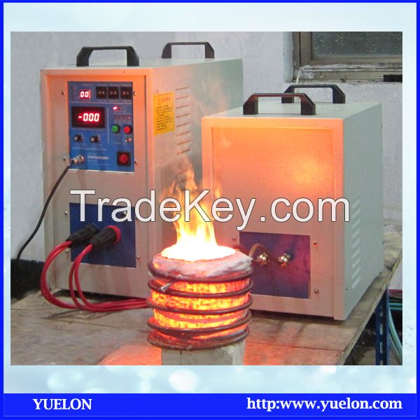 5KG-10KG sliver/gold/platinum melting high frequency induction melting furnace(HF-15AB)