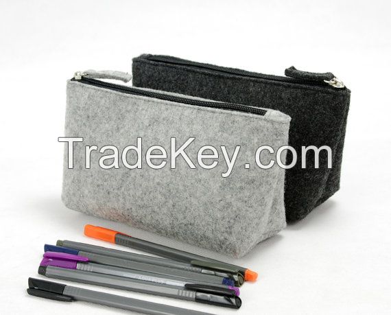 Felt Cosmetic Bags Storage Pouch Cosmetic Case Promotion Bags