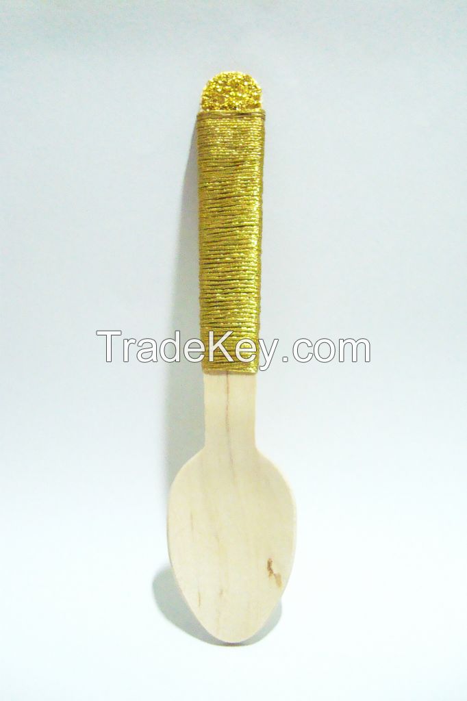 Decorative Disposable Wooden Spoon