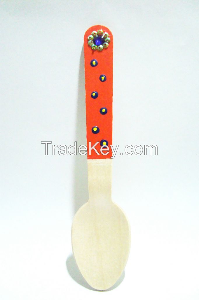 Decorative Disposable Wooden Spoon