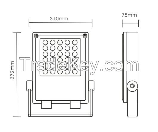 LED Square Projector