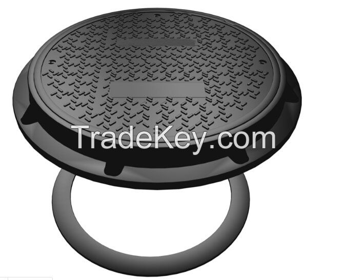 CE EN124 Composite SMC Manhole Covers With Frame