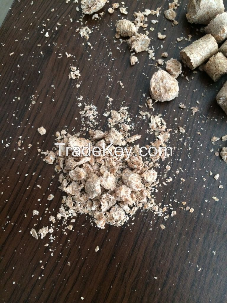 Wheat bran pellets