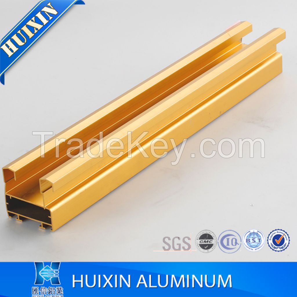 Nigeria market hottest sale Wooden Grain aluminum window/door extrusion profiles