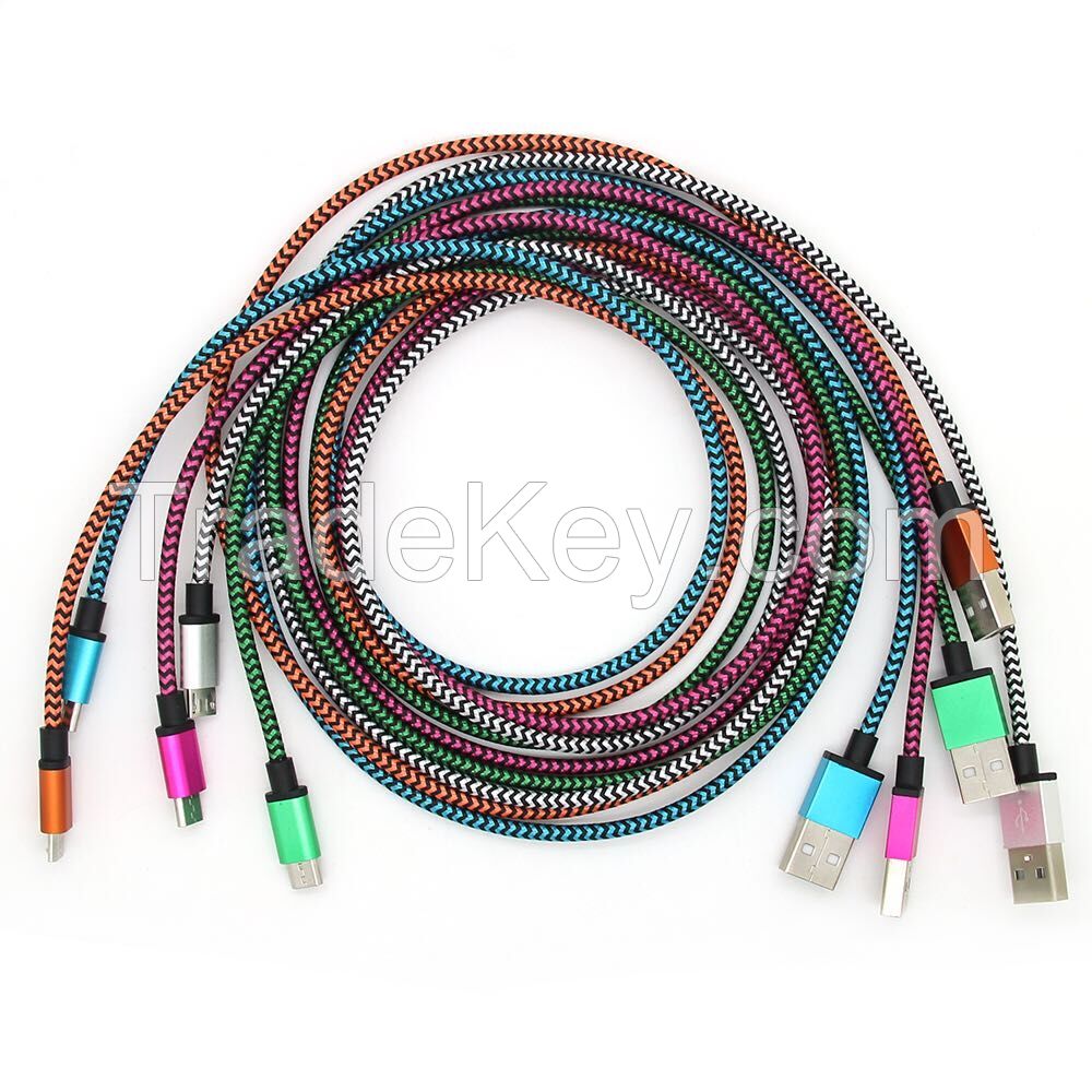 Fashion Nylon Braided phone Cable