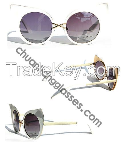 Fashion and Exquisite Cat-Eye Sunglasses Women Style Designed for Ball