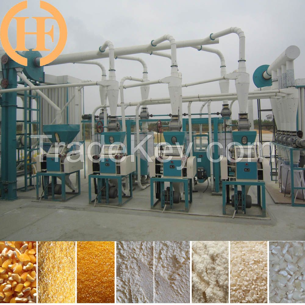 Small scale maize flour milling machines for Africa market milling maize