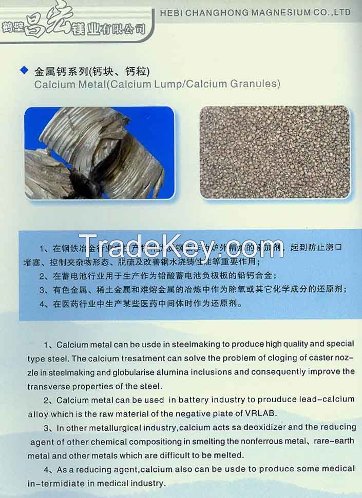 Magnesium Calcium Alloy