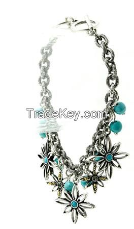 FLOWER TOGGLE  BRACELET  