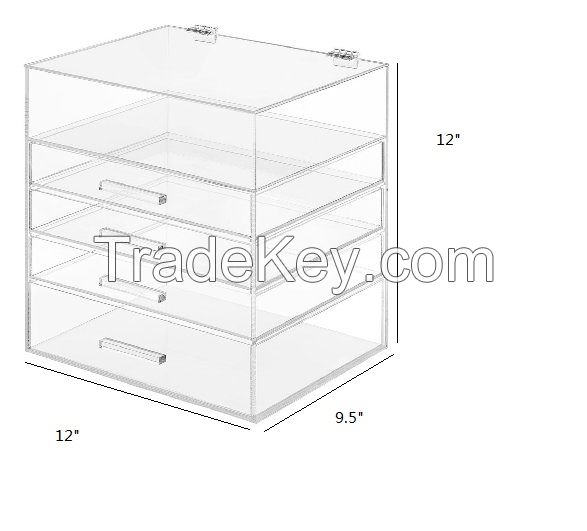 acrylic makeup storage box