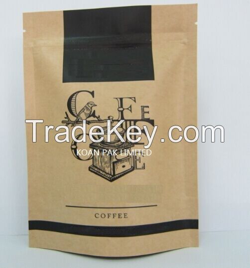 Jacksonville kraft paper bag with window