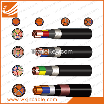 0.6/1KV YJV22-Copper Conductor XLPE Insulated Steel Tape PVC Sheathed Power Cable