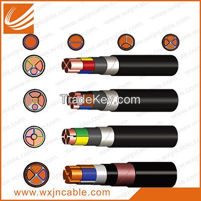 0.6/1KV VV22-Copper Conductor PVC Insulated Steel Tape Armoured PVC Sheathed Power Cable