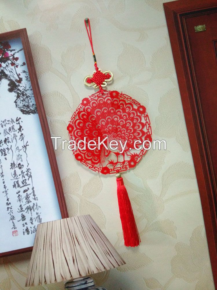 Chinese knot plastic car hanging ornament