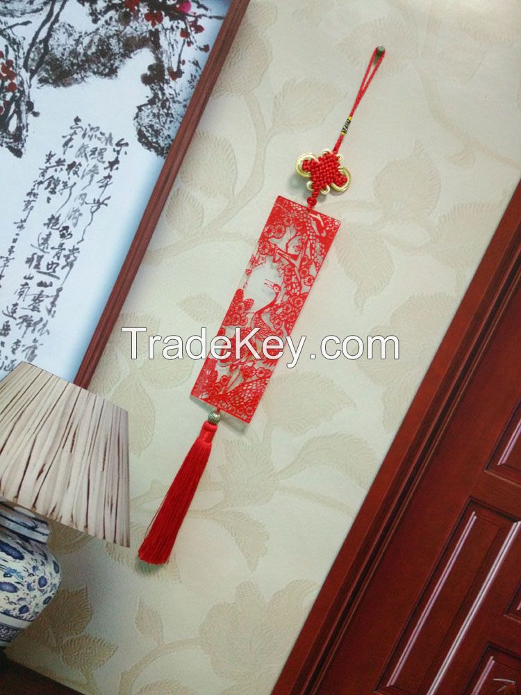 Chinese knot plastic car hanging ornament