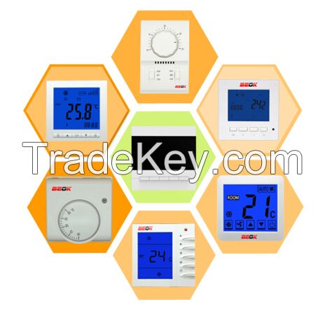 CAC heat cool 3 fan speed  fan coil thermostat for air conditioner