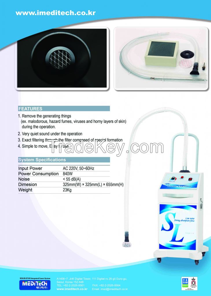 Eraser-SE (Laser Surgery Smoke Evacuator)