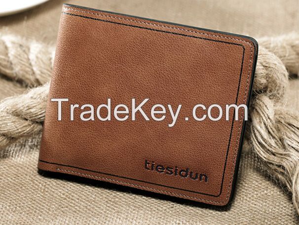 Wholesale Best Mens Leather Wallet Money Clip Card Holder