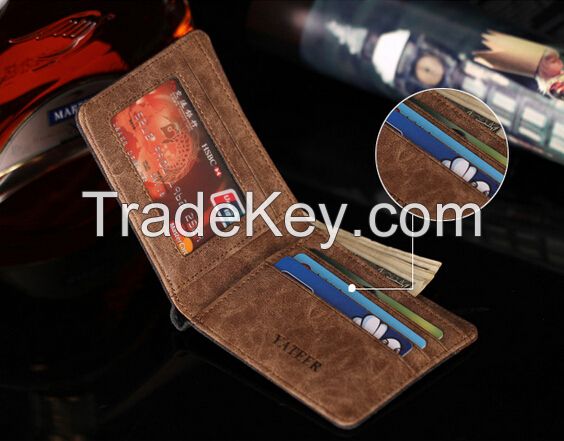 New Fashion Mens Synthetic Leather Wallets