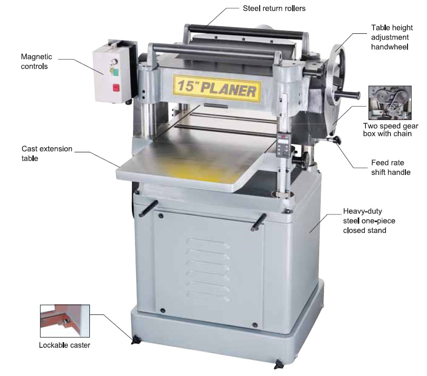 Woodworking planer