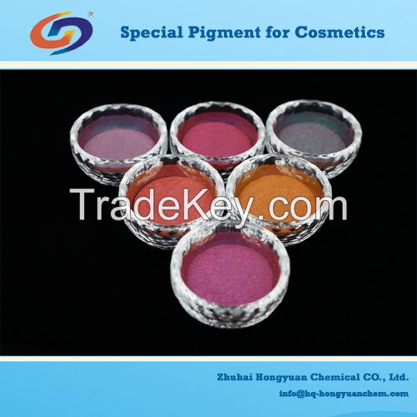 cosmetic grade color changing(chameleon) pearl pigment pearl powder