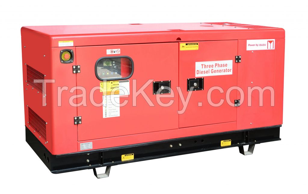 31.3KVA/25KW silent/super silent 3 phase diesel generator