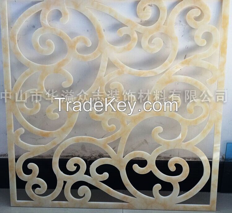 Translucent Stone for carving background wall