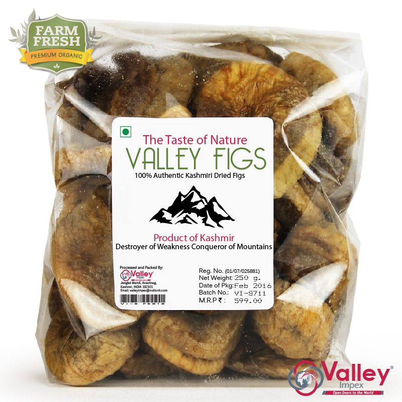 Figs Dried Organic Kashmiri Anjeer Premium Grade