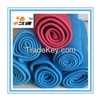 Manufacturer directly supply top quality 80/20 streak free microfiber glass cloths (JY-0011) 