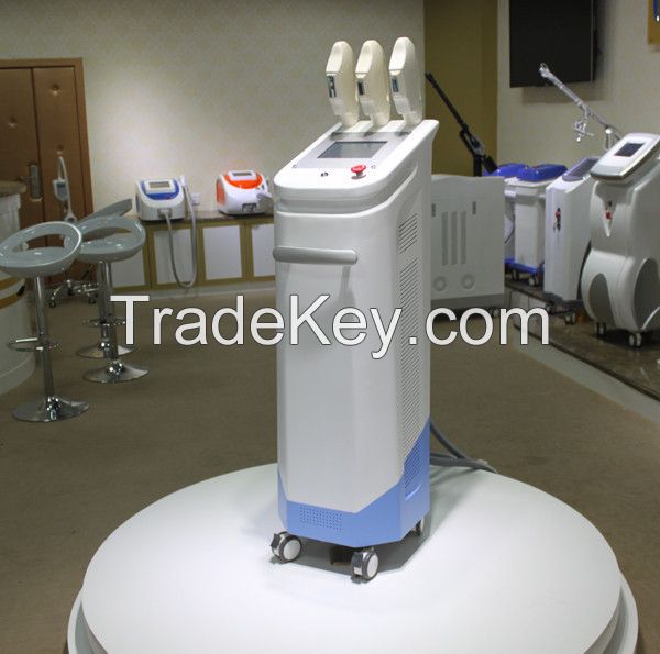 China Best Quality 3 Handles Multifunction IPL Hair Removal Machine